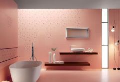 粉红格调家居设计现代卫生间装修图片