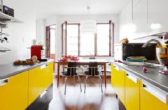 色彩缤纷大户型现代厨房装修图片