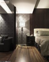 黑白现代大器居现代卧室装修图片
