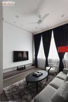 现代简约美式混搭美式客厅装修图片
