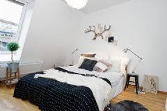 瑞典北欧风格公寓简约书房装修图片