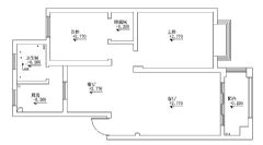 7万打造105平现代时尚居现代其它装修图片