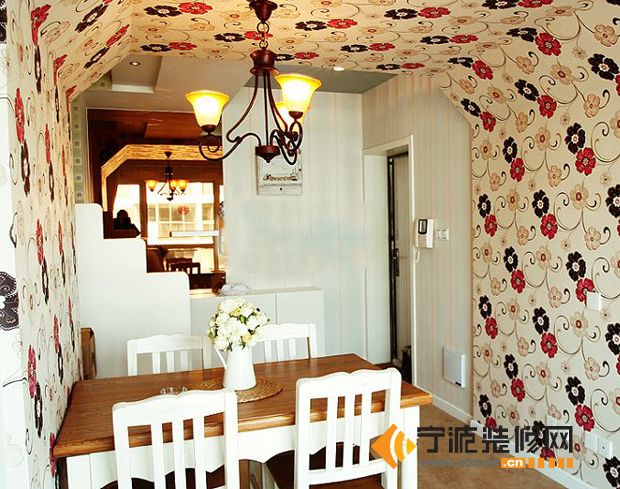田园餐厅装修图片