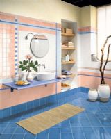 创意色彩浴室 二现代卫生间装修图片