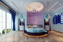 地中海风情设计案例地中海卧室装修图片