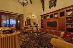 美国奧斯汀城堡别墅欧式客厅装修图片