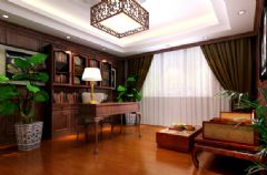 南京580平欧式奢华别墅欧式书房装修图片
