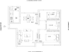 6万8装修85平现代简约新家简约其它装修图片