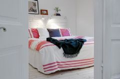北欧风格的 梦幻白一居室欧式卧室装修图片
