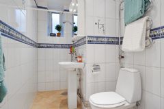 北欧风格的 梦幻白一居室欧式卫生间装修图片