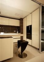 清新自然淡雅静谧两居室现代厨房装修图片