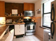 90平美式风格雅致两居室美式厨房装修图片