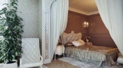 巴洛克风格优雅奢华住宅设计欧式卧室装修图片