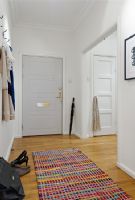 59平白色系紧凑单身公寓简约玄关装修图片