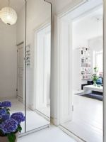 蓝白清新公寓 纯白地板的小清新风现代其它装修图片
