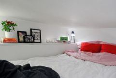 简约的浓情蜜意56平小户型公寓简约卧室装修图片