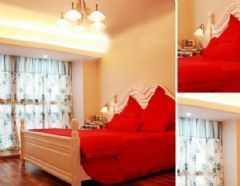 欧式风格 小夫妻2居室混搭美家欧式卧室装修图片