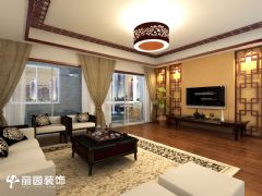 雍城世家中式中式客厅装修图片