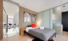 160平米复式公寓地中海卧室装修图片