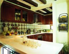 卡纳湖谷美式厨房装修图片