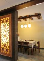 老中青三代230平米舒适中国风中式餐厅装修图片