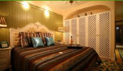 棕榈泉国际花园中式卧室装修图片