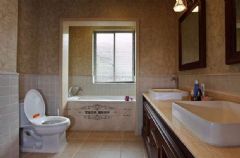 “北卡罗莱娜”主题的美式生活美式卫生间装修图片