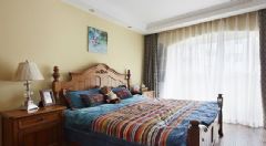 65平方美式小清新美式卧室装修图片