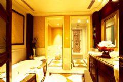 中海雍城世家-四居室-187平米古典卫生间装修图片