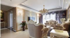 中海城南一号-欧式风格欧式客厅装修图片