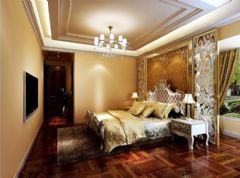 IN蓝庭135平欧式新古典案例古典卧室装修图片
