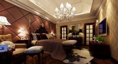 香颂湾-别墅-360平米古典卧室装修图片