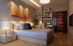 青林湾-二居室-88平米现代卧室装修图片