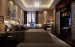 青林湾-二居室-88平米现代卧室装修图片