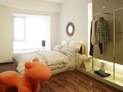 铁建国际城-二居室-88平米现代卧室装修图片