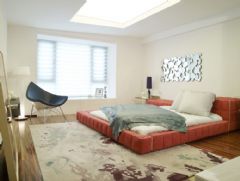 铁建国际城-二居室-88平米现代卧室装修图片