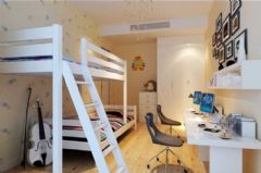 青林湾-三居室现代儿童房装修图片