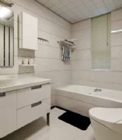 20万打造现代实用三居室现代卫生间装修图片