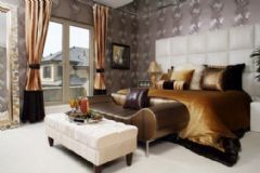 150平欧式复古复式家欧式卧室装修图片