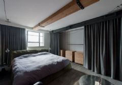 160平现代双层公寓现代卧室装修图片