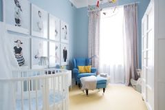 120平现代美式温馨家现代儿童房装修图片