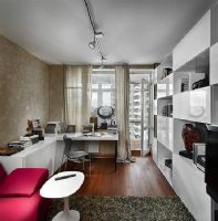 150平极品复式公寓现代书房装修图片