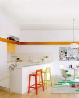 90平简欧复式绝美公寓现代厨房装修图片