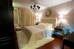 100平英式惊艳时尚公寓美式卧室装修图片