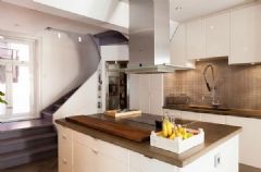 160平欧式乡村风格公寓欧式厨房装修图片