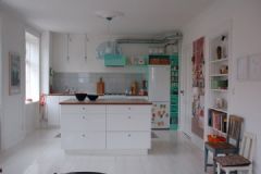 90平北欧清新公寓欧式厨房装修图片