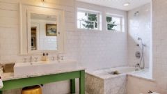 华盛顿莱姆乡村风公寓美式卫生间装修图片