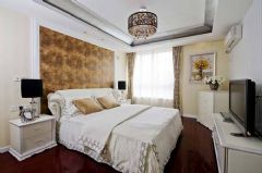 160平复式新古典低调奢华居古典卧室装修图片