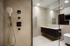 145平现代时尚公寓现代卫生间装修图片
