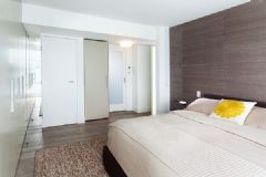 100平现代简约极品公寓简约卧室装修图片